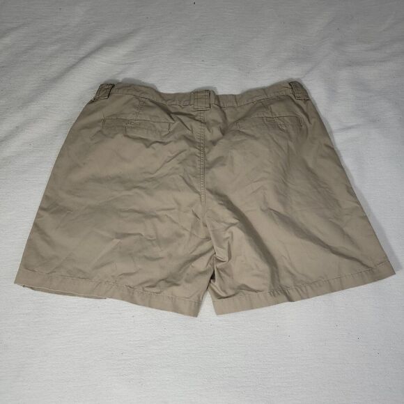 Savane Cargo Shorts Mens Sz 42 Tan Elastic Waist Hiking Pockets Outdoor Camping - Picture 2 of 14